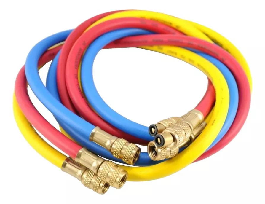 JUEGO DE MANGUERAS MANIFOLD 150CM GAS R-22/404/12/502